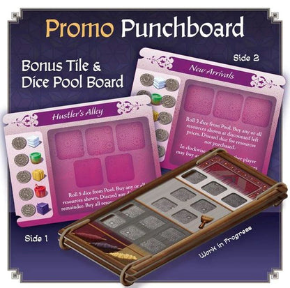 Tabriz: Bonus Tile + Dice Pool Board