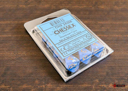 Chessex: 10D10 - Brush Wavebreak/Gold