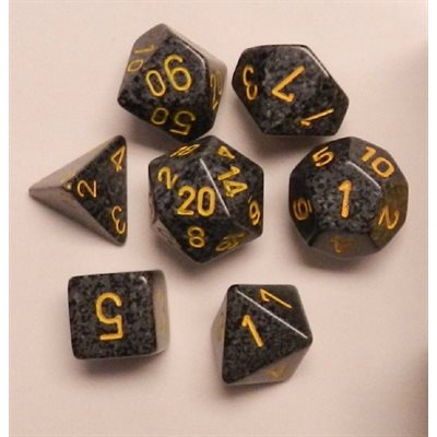 Chessex: 7 Piece Dice Set - Speckled Urban Camo