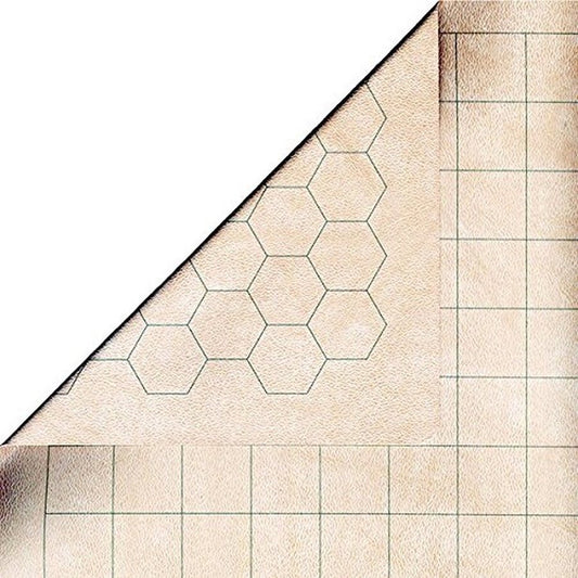 Chessex: 1" Hex/Square 2 Sided Battle Mat - 54 x 102 Inches