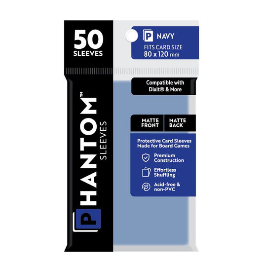 Phantom Sleeves: 50 Count - Matte/Matte Dixit+