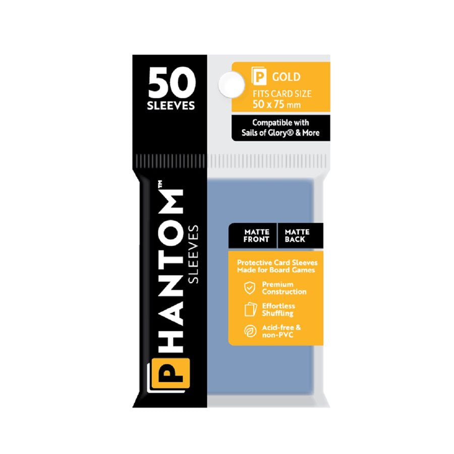 Phantom Sleeves: 50 Count - Matte/Matte Sails Of Glory+