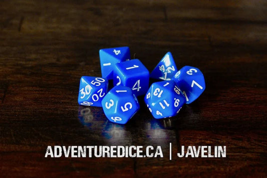 Adventure Dice: 7 Piece Dice Set - Javelin