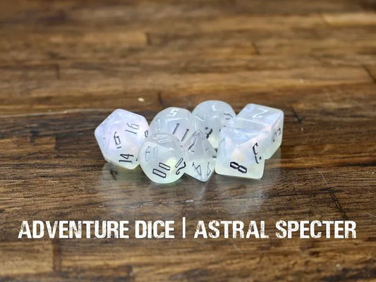 Adventure Dice: 7 Piece Dice Set - Astral Specter