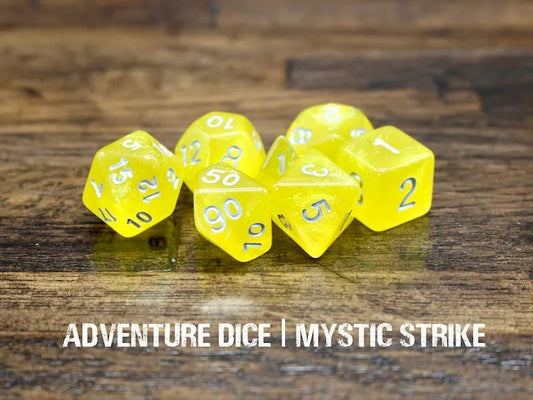 Adventure Dice: 7 Piece Dice Set - Mystic Strike