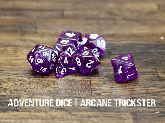 Adventure Dice: 7 Piece Dice Set - Arcane Trickster