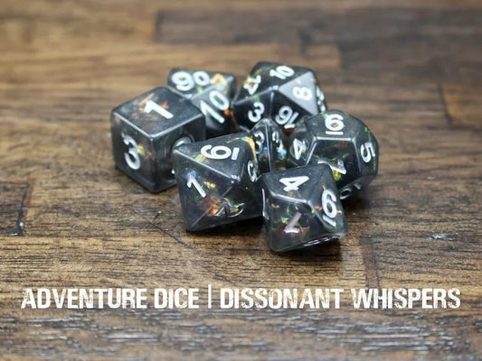 Adventure Dice: 7 Piece Dice Set - Dissonant Whispers
