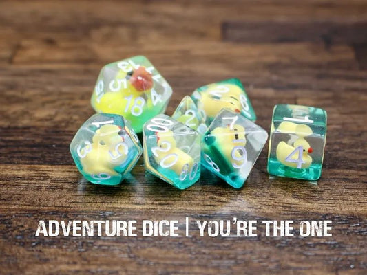 Adventure Dice: 7 Piece Dice Set - You’re The One