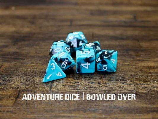 Adventure Dice: 7 Piece Dice Set - Bowled Over