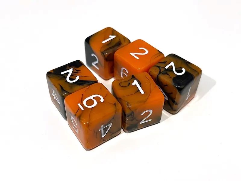 Adventure Dice: D6 Dice Set - All Hallows' Eve