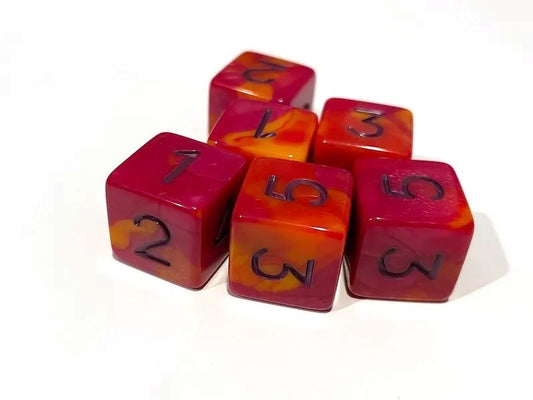 Adventure Dice: D6 Dice Set - The Sorbet Solution Glossy