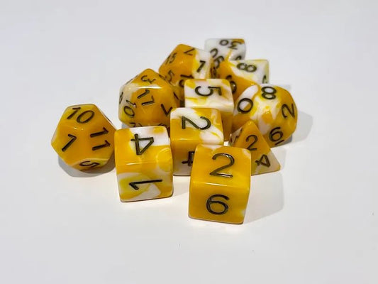 Adventure Dice: 11 Piece Dice Set - Tiger Tiger Glossy