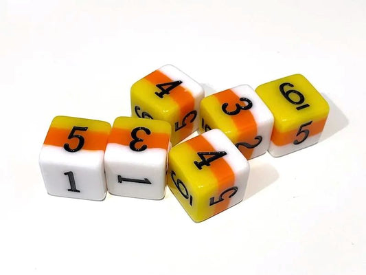 Adventure Dice: D6 Dice Set - Candy Corn