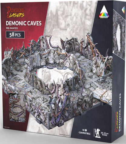 Dungeons & Lasers: Demonic Caves Pre-Painted