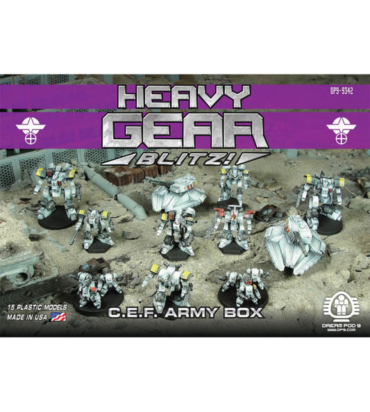 Heavy Gear Blitz! Tabletop Wargaming: C.E.F. Army Box