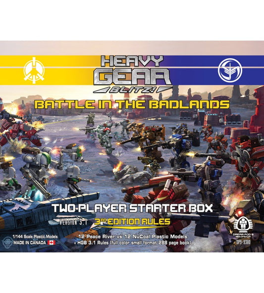Heavy Gear Blitz! Tabletop Wargaming: Battle In The Badlands - Two Player Starter Box