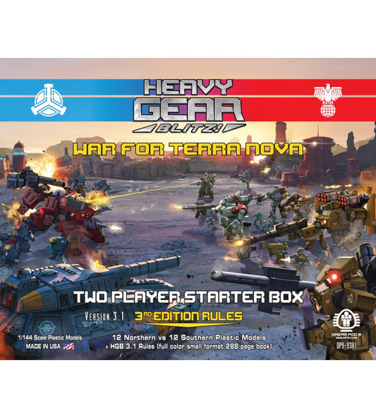Heavy Gear Blitz! Tabletop Wargaming: War For Terra Nova - Two Player Starter Box
