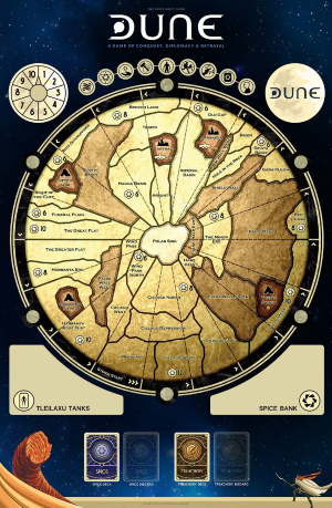 Dune: Game Mat 36" x 24"