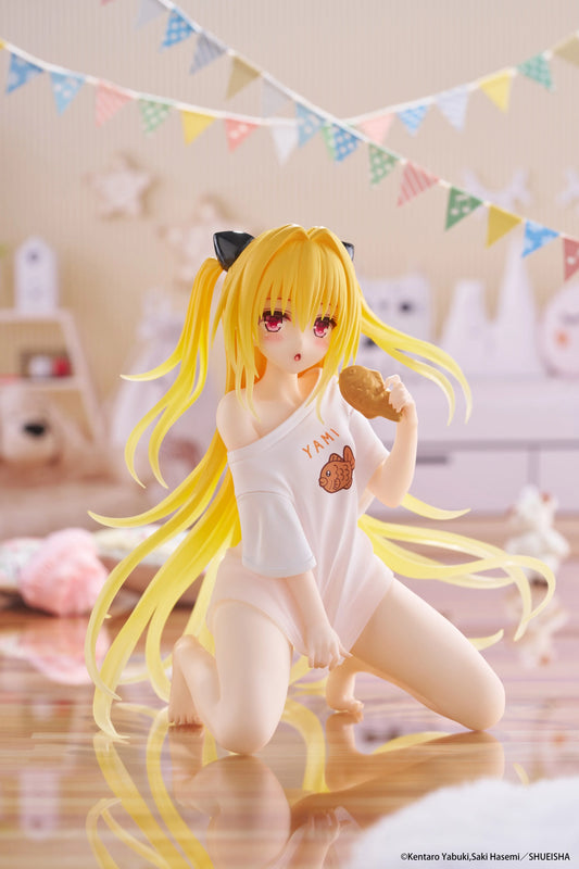 To Love-Ru Darkness Desktop Cute Figure - Golden Darkness (Roomwear Ver.)