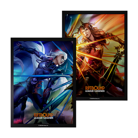 League Of Legends Riftbound: Vendetta Sleeves 100 Count - Diana Vs Leona