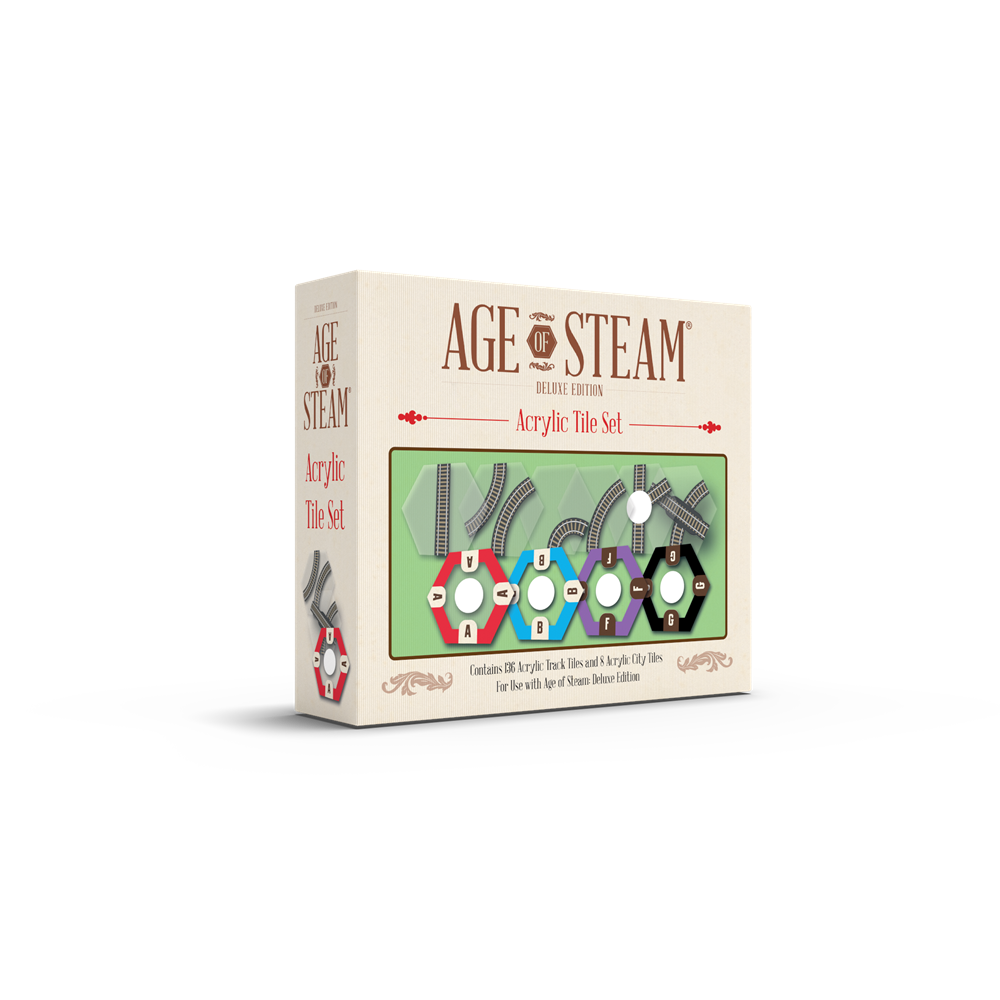 Age Of Steam Deluxe: Acrylic Track Tiles