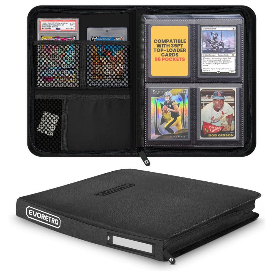 Evoretro: Shield+ 216 Topload Cards Binder - Black