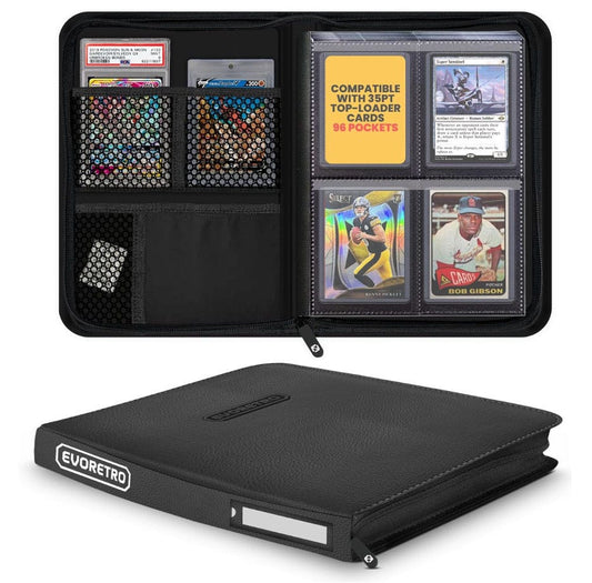 Evoretro: Shield+ 216 Topload Cards Binder - Black