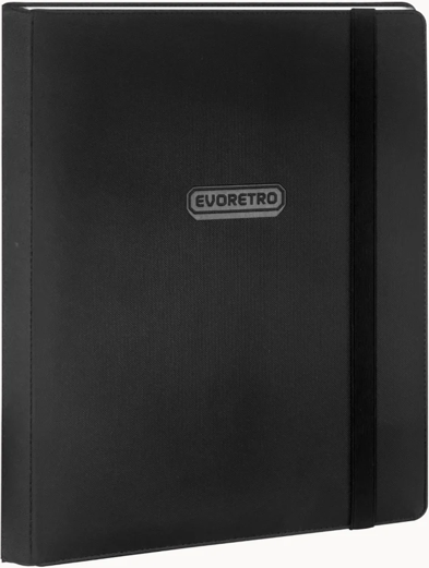 Evoretro: 9 Pocket Card Binder With Elastic - Black
