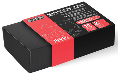 EVORETRO: Magnetic Card Deck Storage Box - 3 Rows