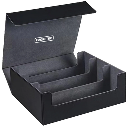 EVORETRO: Magnetic Card Deck Storage Box - 3 Rows