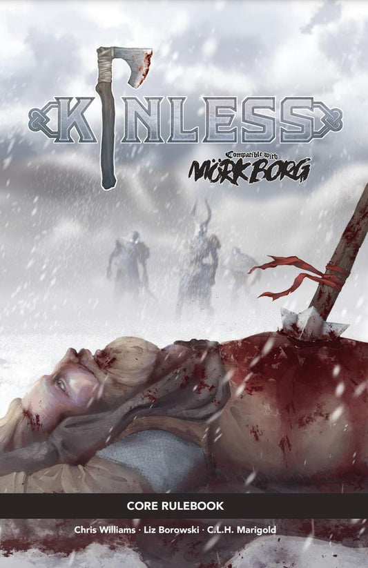 Kinless Solo Viking RPG: Core Rulebook Hard Cover