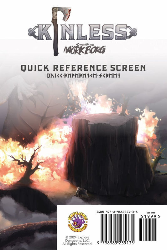 Kinless Solo Viking RPG: Player's Screen