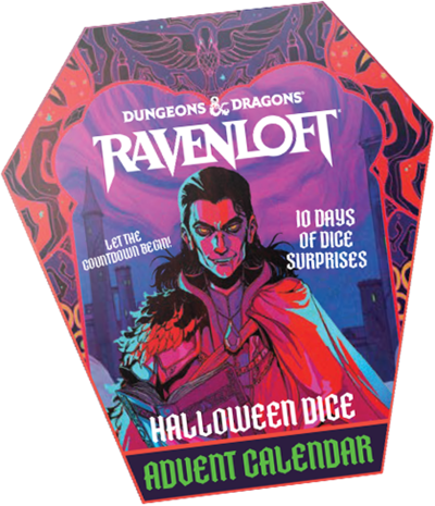 Fanroll: Dungeons & Dragons Ravenloft Halloween Dice Advent Calendar