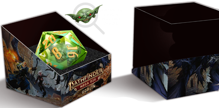 Pathfinder: Mega D20 Goblin 55mm