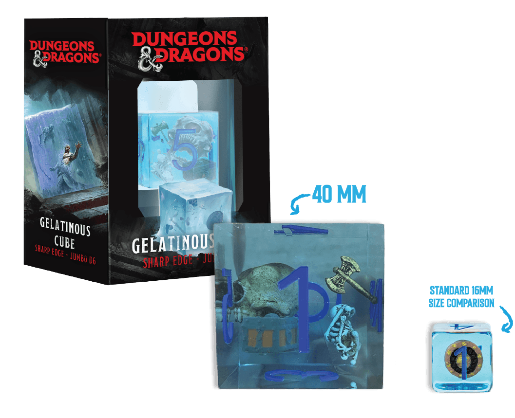 Dungeons & Dragons: Jumbo Gelatinous Cube D6