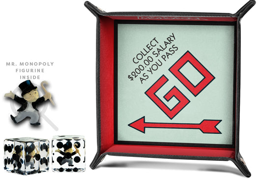 Monopoly: Bundle Dice Tray & Mr. Monopoly Dice