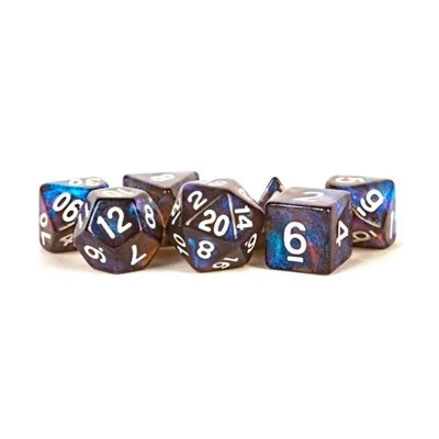 FanRoll: 7 Piece 16mm Acrylic Dice Set - Stardust Galaxy