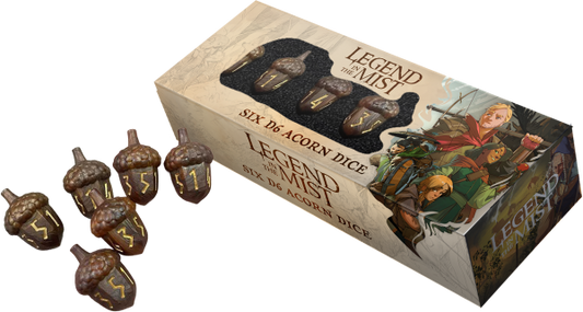 Legend In The Mist: D6 Acorn Dice Set