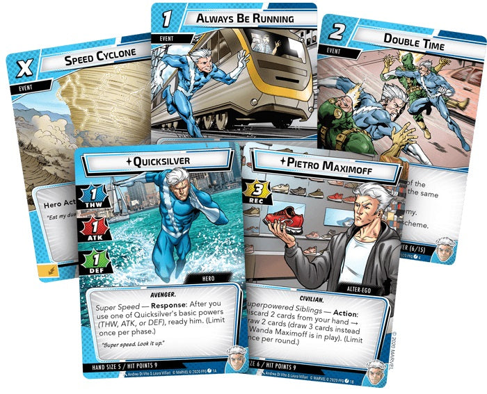 Marvel Champions: The Card Game - Quicksilver Hero Pack