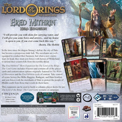 Lord of the Rings: The Card Game - Ered Mithrin Hero Expansion