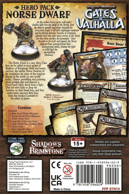 Shadows Of Brimstone: Norse Dwarf Hero Pack