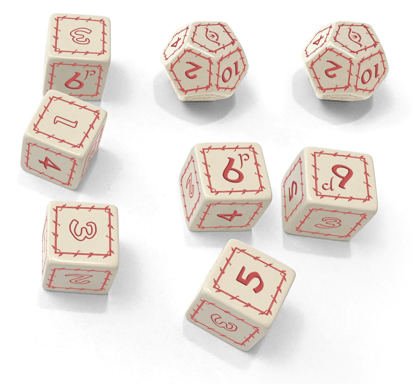 One Ring RPG: White Dice Set