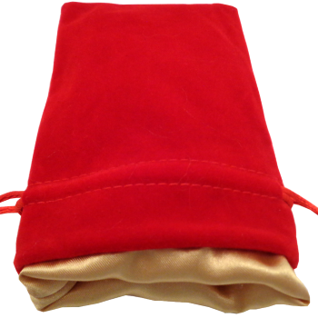 FanRoll: Small Dice Bag - Red/Gold