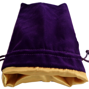 FanRoll: Small Dice Bag - Purple/Gold