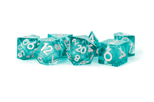 FanRoll: 7 Piece 16mm Liquid Dice Set - Mana Extract