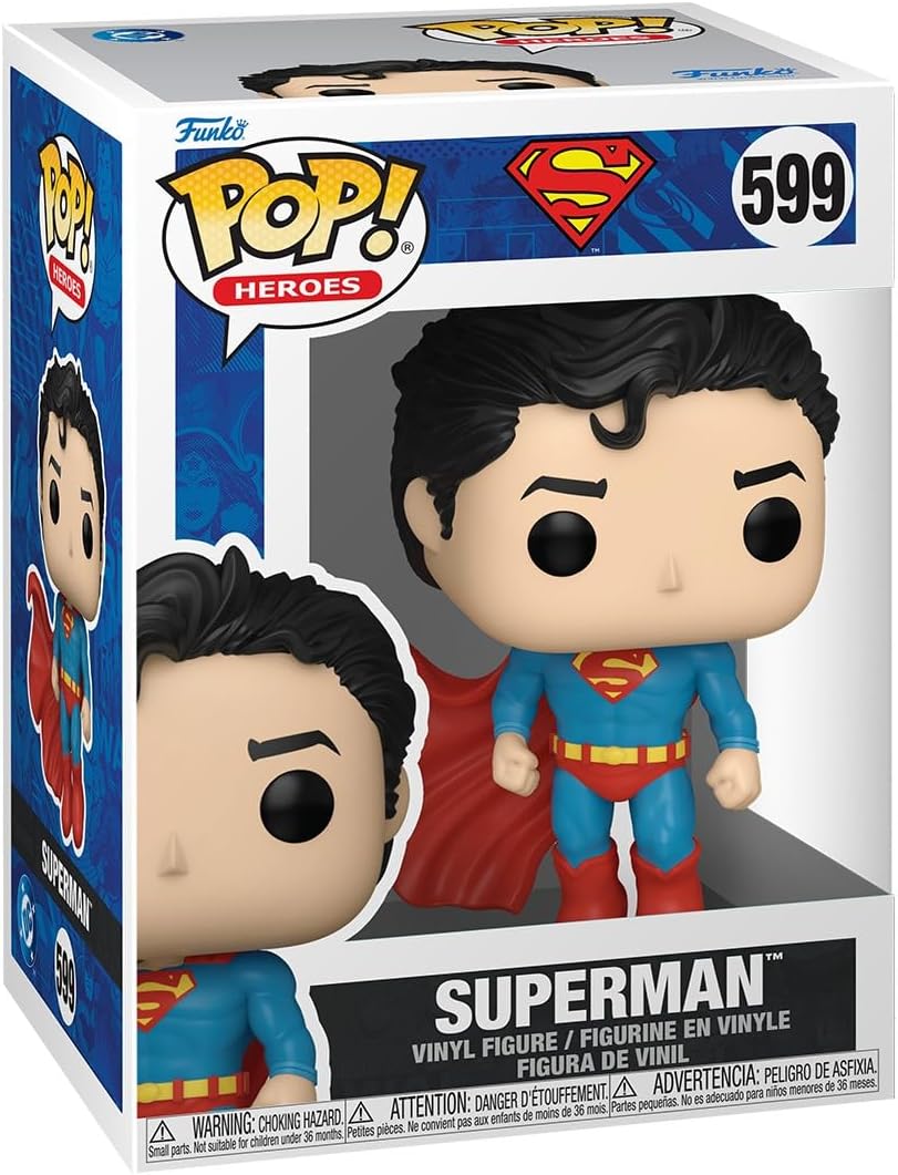 Pop Heroes: DC New Heroes Superman Figure