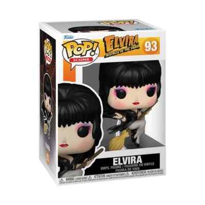 Pop Icons Elvira S5 Elvira Broom Figure