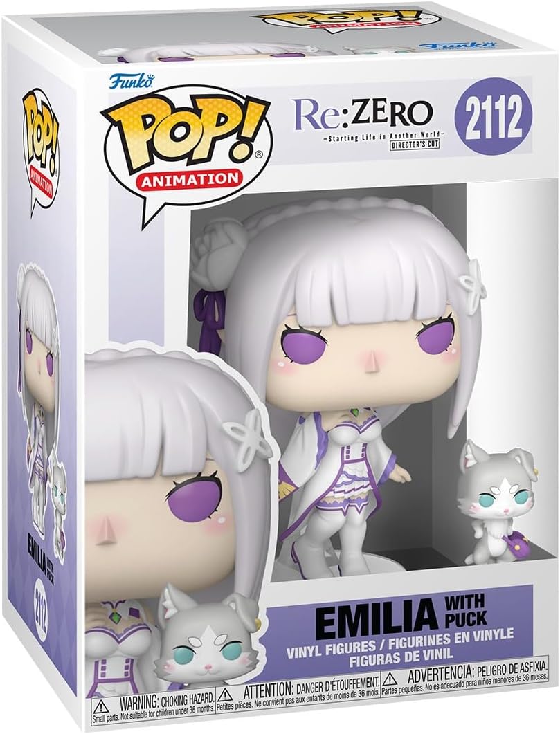 Pop & Buddy: Re Zero Emilia With Puck Figure