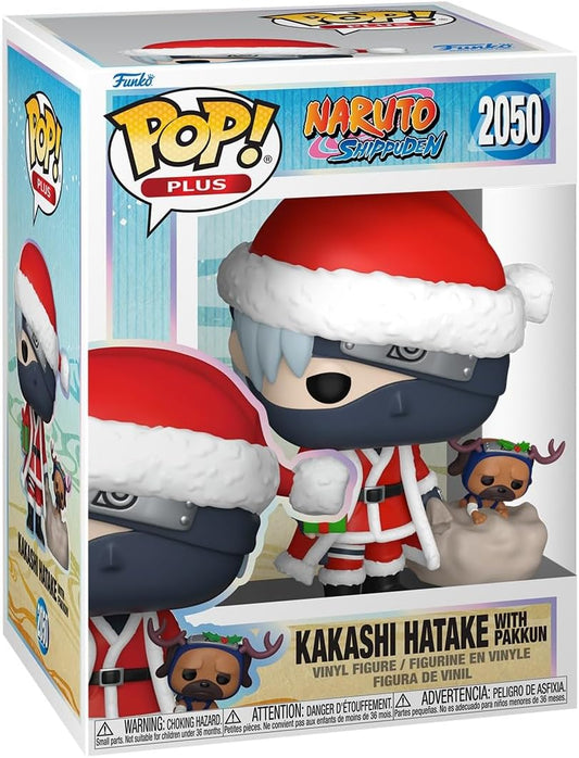 Pop Plus: Naruto Kakashi Hatake With Pakkun Holiday Figure