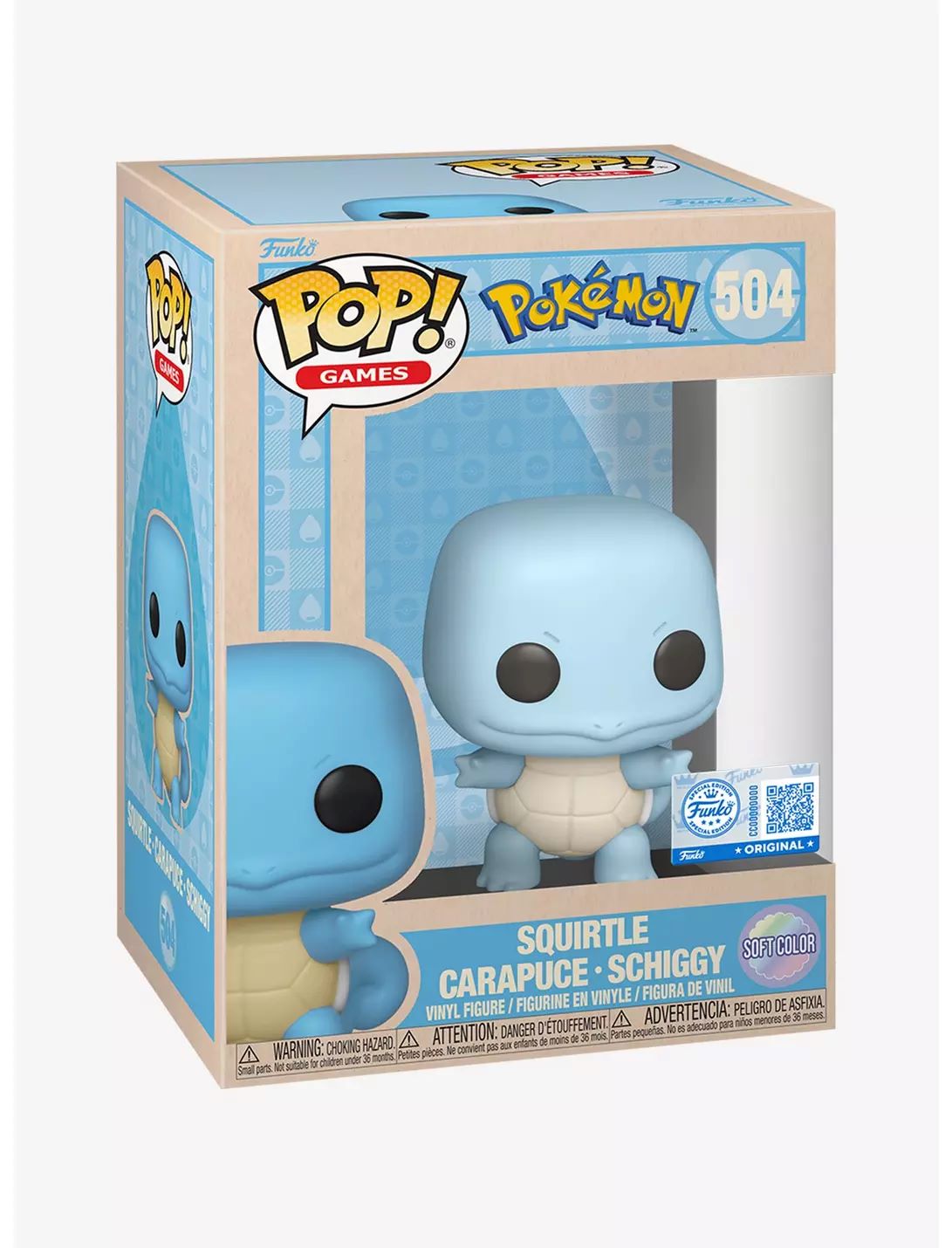 Pop Games Pokemon Squirtle BoxLunch